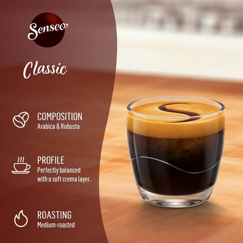 Senseo Classic Medium Roast Coffee Pods 3 Packs 144 Count Smooth Flavor Crema... - Picture 5 of 9