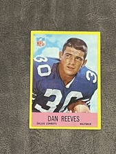 1967 Philadelphia Dan Reeves #58 NM-MT Dallas Cowboys Vintage HOF Rookie RC!!