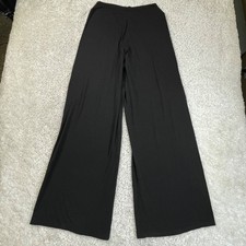 Victoria's Secret High Waist Modal Wide Leg Lounge Pant Black Womens M/LG