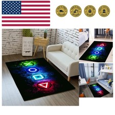 Gaming Area Rugs for Boys Cool Game Style Bedroom, Gamer Rug Boys Room Decor,...