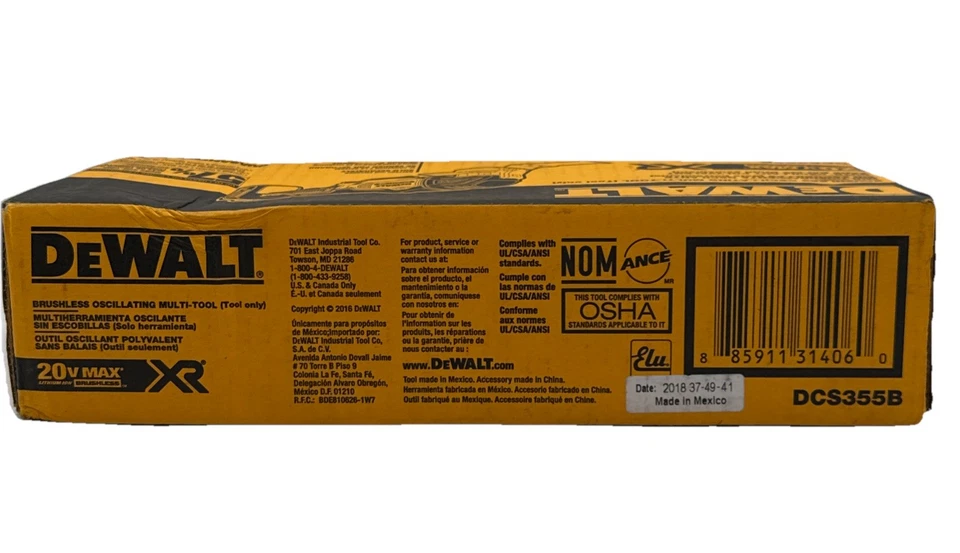 DeWALT DCS355B MAX 20V Brushless Oscillating Multi-tool - Image 2 of 4