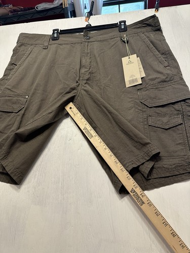 Ascend Men’s Cargo Shorts 44 Bungee Cord River Washed Outdoor Hiking Cotton NWT - Picture 5 of 10