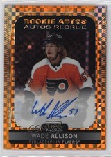 2022-23 O-Pee-Chee Platinum Orange Checkers 5/15 Wade Allison #R-WA Auto 5i8