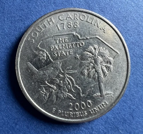 2000-P 50 State Quarters South Carolina — photo from the most recent tracked eBay sale