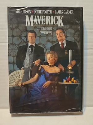 Maverick  -  Mel Gibson , James Garner , Jodie Foster - New DVD