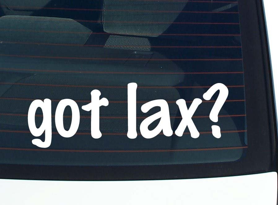 Got Lax Funny Car Decal Bumper Sticker Vinyl Window Joke