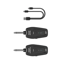 1Pair Plastic UHF Wireless Guitar System Transmitter Receiver Audio Accessories