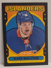 261 Oliver Wahlstrom NY Islanders 2021-22 O-Pee-Chee Retro Black Border /100