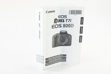 Canon EOS Rebel T7i 800D Basic Instruction Manual Guide G438