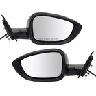 Left Right Side Power Mirror for 2018-2022 Honda Accord Black Smooth with 8-Pin