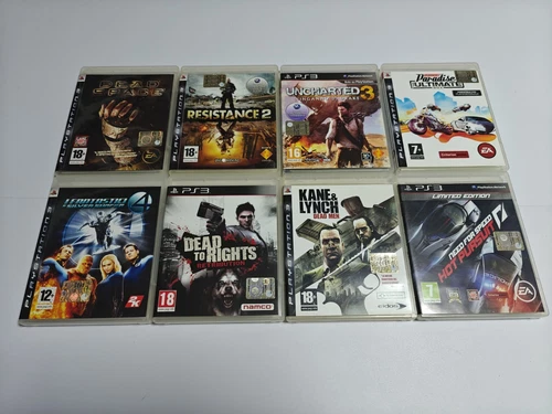 Lotto Giochi PS3-Burnout-Need for Speed-Dead Space-Resistance-Uncharted-Dead ...