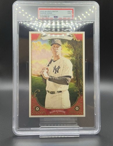RARE GRADED 2023 Topps Allen & Ginter Boxloader #BC-9 Aaron Judge PSA 9 *LESEN* - Bild 2 von 7