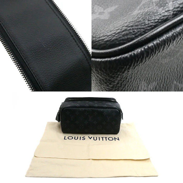 LOUIS VUITTON Monogram Eclipse Dopp Kit Second Ba… - image 7