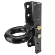 Shocker 5 Position Pintle Ring & 6 Hole Weld-On Vertical Channel - 10-Ton