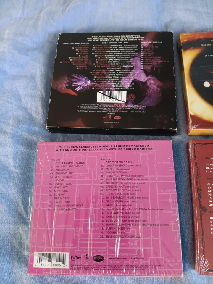 The Cure 5 Cd Lot/ Deluxe Edition/ Pornography-disintegration/kiss Me Kiss me Foto 3 de 4