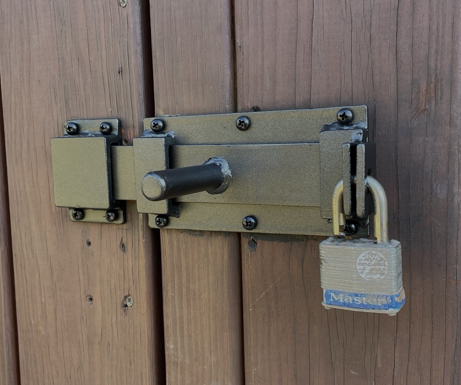 Heavy Duty 8" Sliding Latch Gate Bolt Lock Shed Barn Farm Ranch Made in America