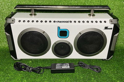BUMPBOXX Flare6 Bluetooth, SD Card, USB Rechargeable Boombox, See Working Video.