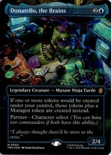 MTG TMC *Foil Donatello, the Brains (0002) (Borderless) 2 NM M Commander: TMNT