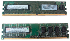 Samsung M378T2863QZS-CF7 Hynix HYMP112U64CP8-S6 AB-C 2x1GB PC2-6400U DDR2 DIMM