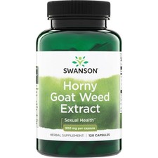 Swanson Horny Goat Weed Extract 500 mg 120 Capsules