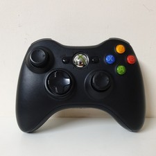 Official Genuine Black Xbox 360 Controller Tested Working