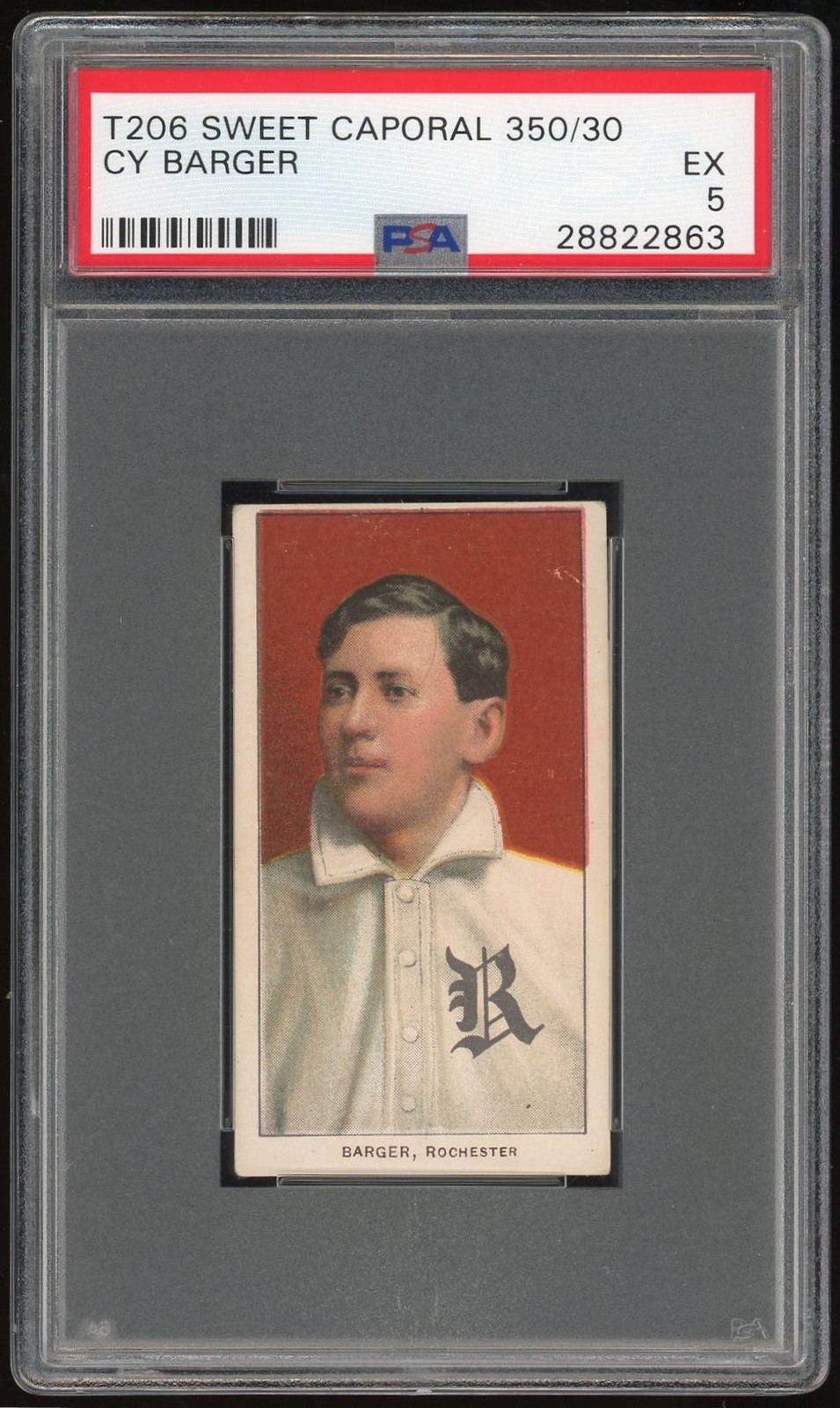T206 Sweet Caporal 350/30 Cy Barger PSA 5 *2863