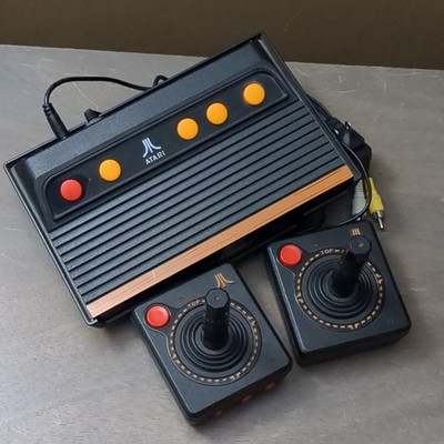 Atari Flashback Console w/ 2 Original Joysticks   For Parts / Not Working  As Is