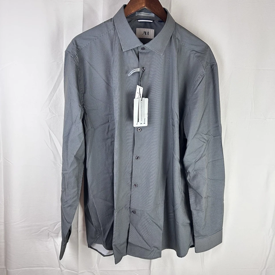 Camisa de manga larga con botones elásticos de 4 vías AH American Heritage para hombre talla XL $115 Foto 2 de 4