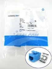 Commscope USL600-BLUE Uniprise SL-Series RJ45 Cat6 Jack, Blue ~STSI