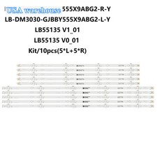 LED stripsFor Insignia NS-55DF710NA21 NS-55DF710NA19 LB55135 V0 V1 E4SW5518RKU