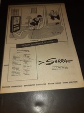 SARRA Commercials Rare Original Promo Poster Ad Framed! #2