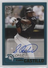 2018 Topps Archives Fan Favorites 2001 Design Luis Castillo #FFA-LC Auto 0h6x