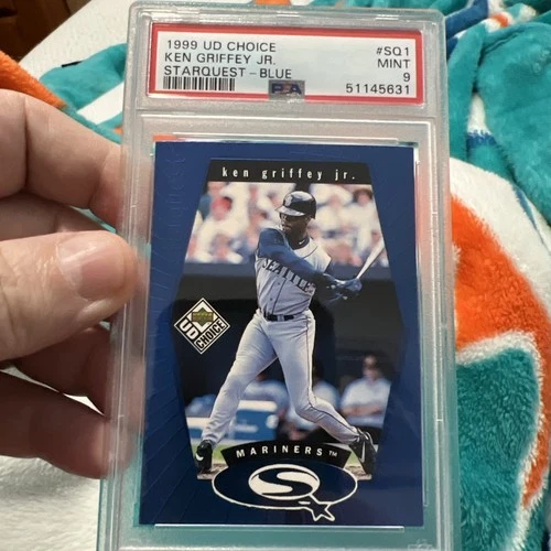 1999 Upper Deck UD Choice - Ken Griffey Jr #SQ1 BLUE PSA 9 Beautiful