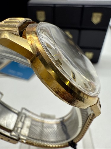 Vintage Gruen Precision Date 33mm Indiglo Watch 17 Jewels N510CA 1/20-10kt GF - Picture 7 of 23