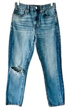 Madewell Women's Jeans Blue Size 24 The High Rise Slim Boy Stretch 24”Denim