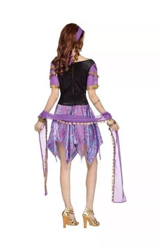 Fantasy Gypsy Magic Fortune Teller Costume Women's Adult Size S/M- M/L Halloween - Picture 2 of 8