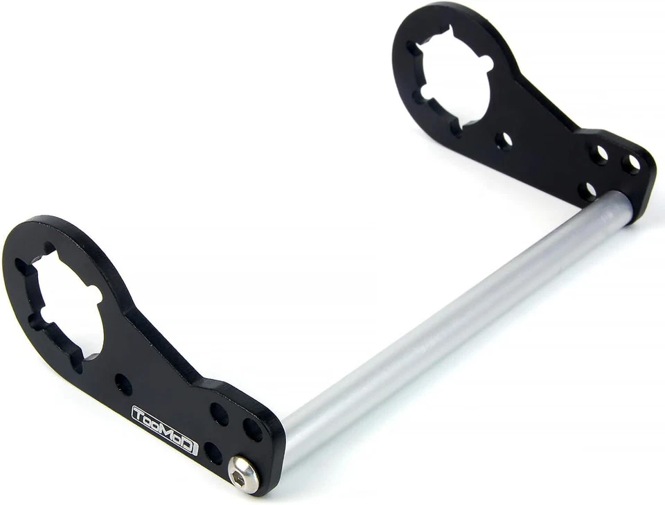 Soporte amortiguador de amortiguador de aluminio para chasis Tamiya CW-01 actualizaciones Foto 4 de 4