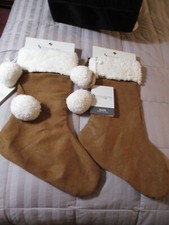 Lot of 2 UGG Koolaburra Christmas Holiday StockingS Koola NWT