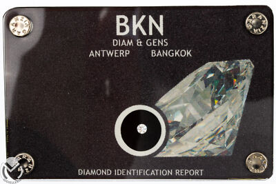 BKN Blister Diamond 0.11ct - Color F - Purity VS1 -990/ST-