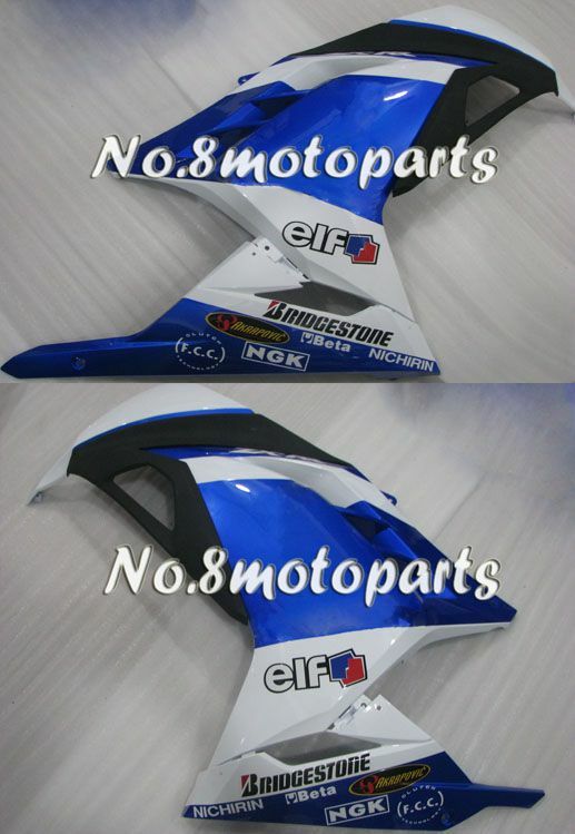 Fit for 2013-2017 Ninja 300 White Blue ABS Injection Left Right