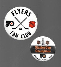 Philadelphia Flyers Fan Club / Stanley Cup Champions Button Set NHL