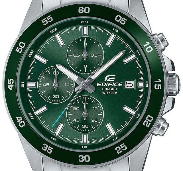 CASIO EDIFICE EFR-526D-3AVUEF DE HOMBRE EN ACERO CON CRONOMETRO Y FECHA - Imagen 2 de 4