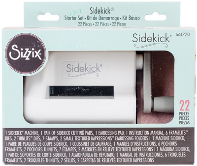 Sizzix Sidekick Starter Kit-White & Gray, 661770