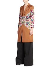 NEW, Dries Van Noten Ruched Waist Coat size 36 DC517