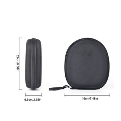 Kopfhörertasche für On Ear/Over Ear Headset, Ohrhörer Schutzhüllen 21x18x6 cm