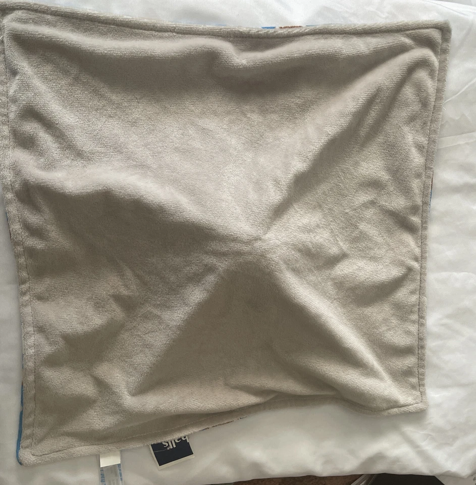 Manta de seguridad azul para niños preferida FOOTBALL LOVEY Blankie Lovey nueva con etiquetas (C6) Foto 3 de 3