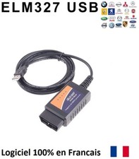 Interface diagnostique diagnostic ELM 327 OBD2 OBDII avec C LOGICIELS Cable USB
