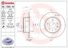 BREMBO BREMSSCHEIBEN Ø279 + BELÄGE VORN & HINTEN FÜR MERCEDES S-KLASSE C126 