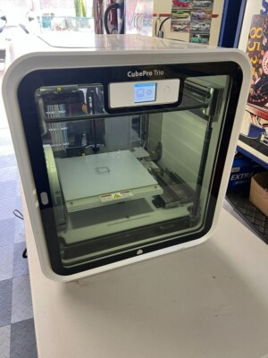 3D Systems Cube Pro Trio 3D printer with 25 rolls of filament
