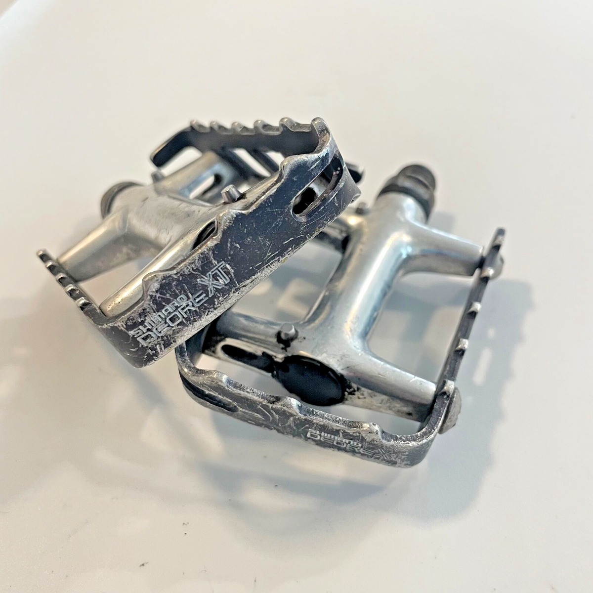 Shimano PD-M735 XT Vintage Flat MTB Pedals Old School